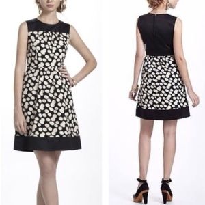 Anthropologie Leifnotes Notched Dot Corduroy Dress